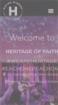 Mobile Screenshot of heritageoffaith.com.au